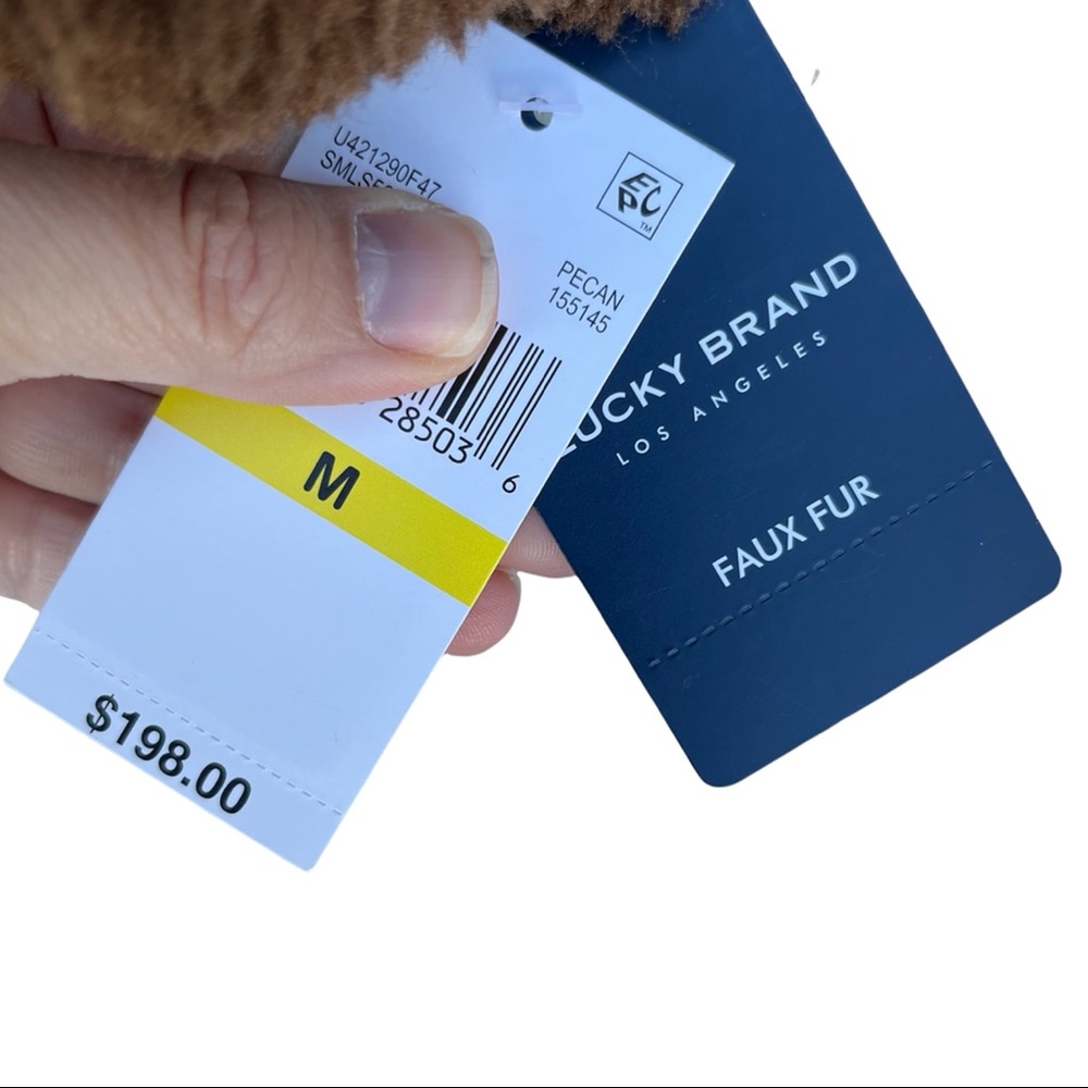 Lucky Brand Boho Teddy Bear Jacket - Picture 12 of 13